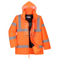 RT34 Portwest Jól láthatósági 'lélegző' kabát vasúti dolgozók részére